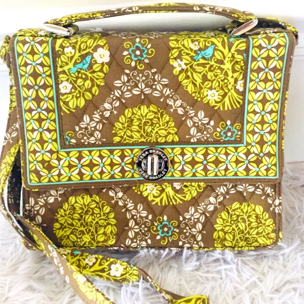 Vera Bradley Sitting In A Tree Crossbody Handbag